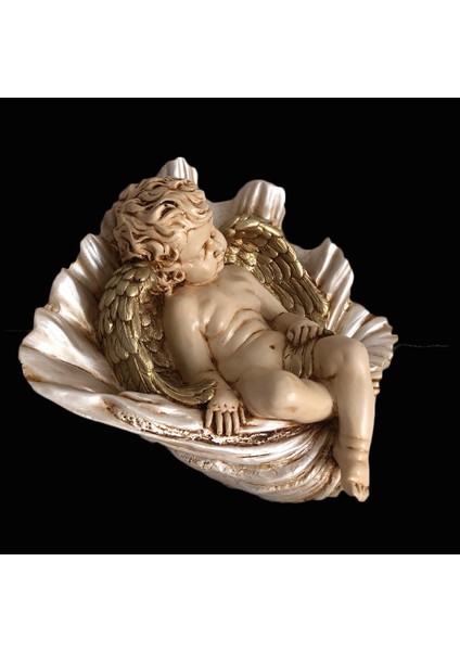 Büyük Istiridye Kabuğunda Yatan Melek Heykeli fırsatları