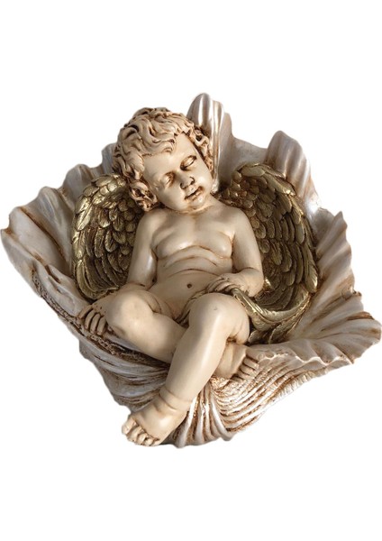 Büyük Istiridye Kabuğunda Yatan Melek Heykeli indirimleri