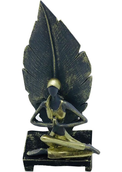 Yapraklı Yogacı Kadın