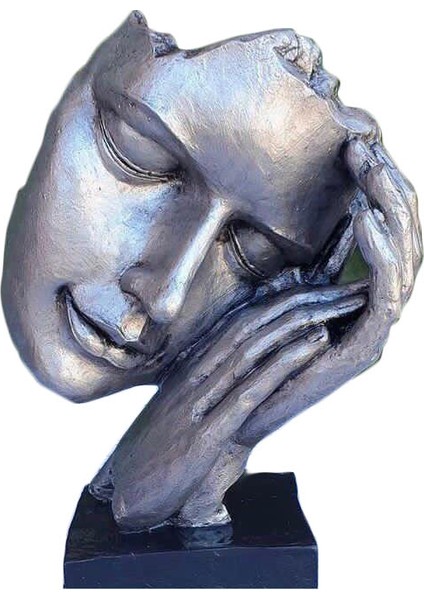 Dekoratif Düşünen Insan Mask