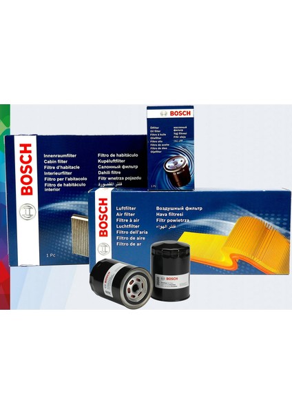 Fiat Linea 1.3 Jtd Bosch 4'lü Filtre Seti 2007-2016