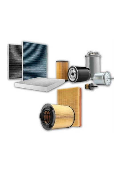 Renault Laguna 3 1.5 Dci Bosch 4'lü Filtre Seti 2007-12 Karbonlu modelleri