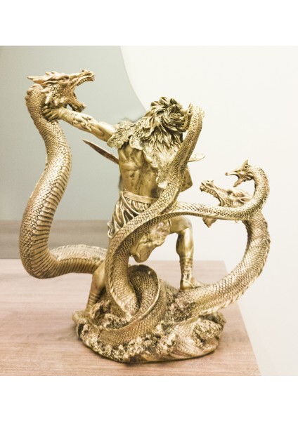 Antioch Artdesign Herkül Biblo Heykel 31 x 30 cm Ev Dekor fırsatları