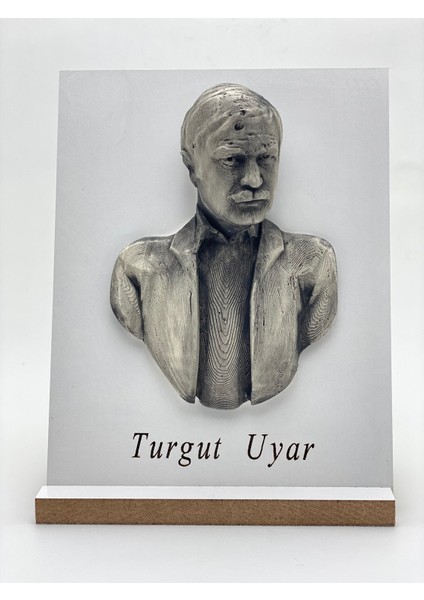 Turgut Uyar Özel Tasarım Ayaklı 3D Tablo