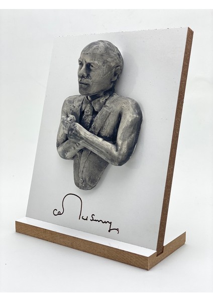 Vivusin Cemal Süreyya Özel Tasarım Ayaklı 3D Tablo modelleri