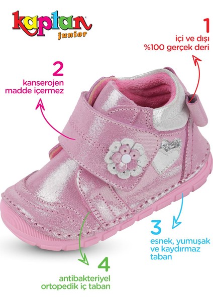 Ilkadım Hakiki Deri Kız Bebek Çocuk Ortopedik Ayakkabı Patik fiyatları