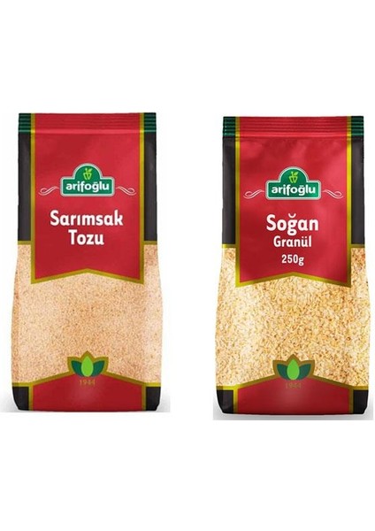 Sarımsak Tozu 250 Gr. - Soğan Granül 250 gr