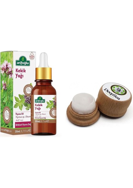 Kekik Yağı 20 ml + Mentol Taşı 7 Gr.