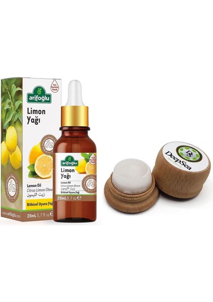 Limon Yağı 20 ml + Mentol Taşı 7 Gr.