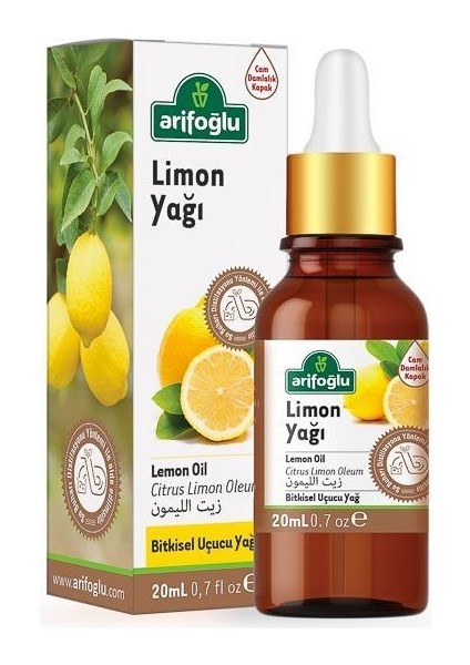 Limon Yağı 20 ml + Mentol Taşı 7 Gr.