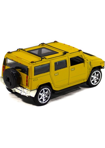 Metal Hummer Çek Bırak Oyuncak Araba Sarı 12 cm fiyatları