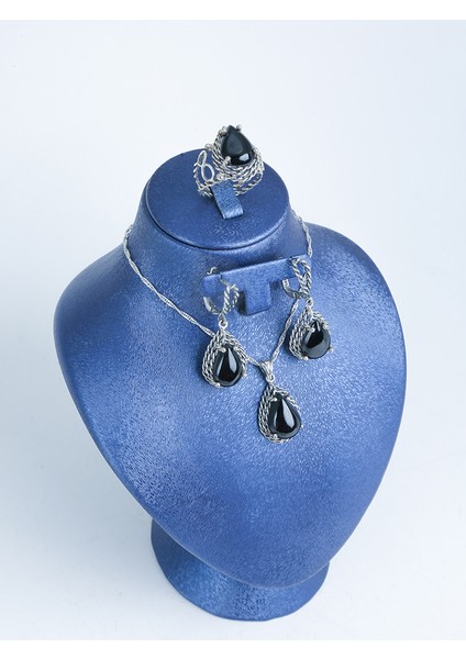 Oltu Taşı Gümüş Set fiyatları