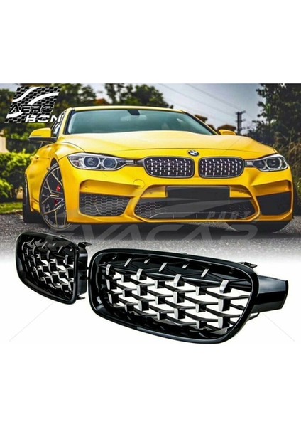 Bmw F30 3 Serisi Diamond Ön Panjur Izgara Böbrek 2012 - 2016