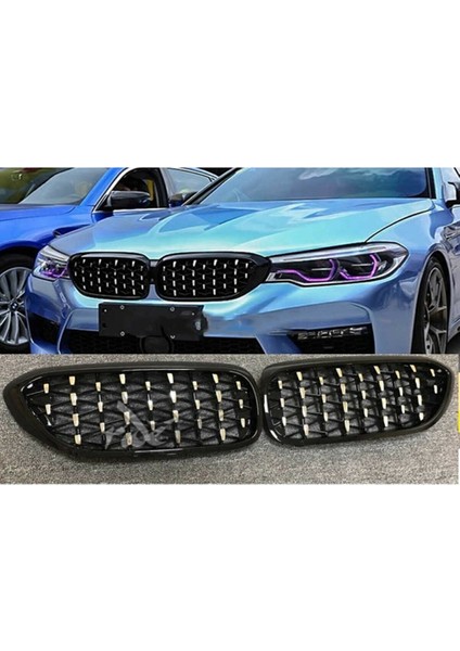 Bmw G30 5 Serisi Diamond Ön Panjur Izgara Böbrek 2017+