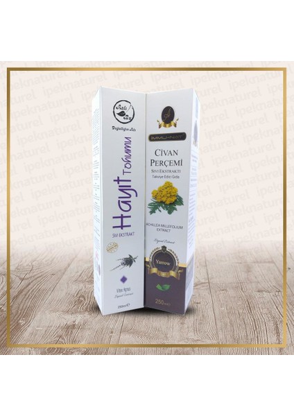 Civan Perçemi Ekstraktı 250 ml - Hayıt Ekstraktı 250 ml Set