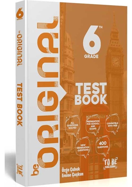 To Be Publishing 2022 Be Original 6 Grade Test Book