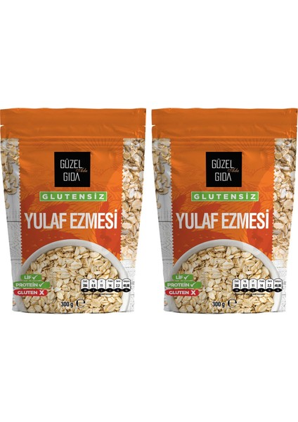 Güzel Ada Gıda 2'li Glutensiz Yulaf Ezmesi 300 gr X2