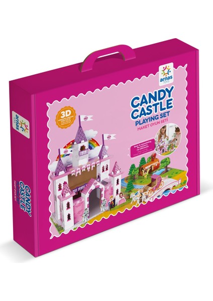 3D Candy Castle Playing Set ( 3 Boyutlu Şeker Kalesi Oyun Seti )