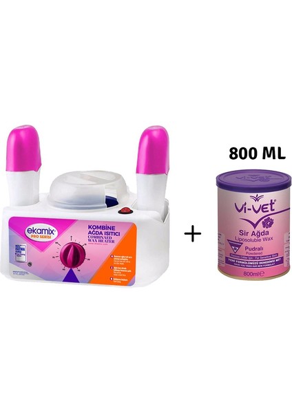 Pro Serisi 2 1 Ağda Makinesi Vivet Pudralı Ağda 800 ml
