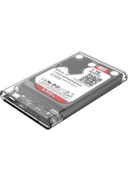 USB3.1 Gen1 Type-C 2.5” inch SATA SSD Hard Disk Kutusu Şeffaf