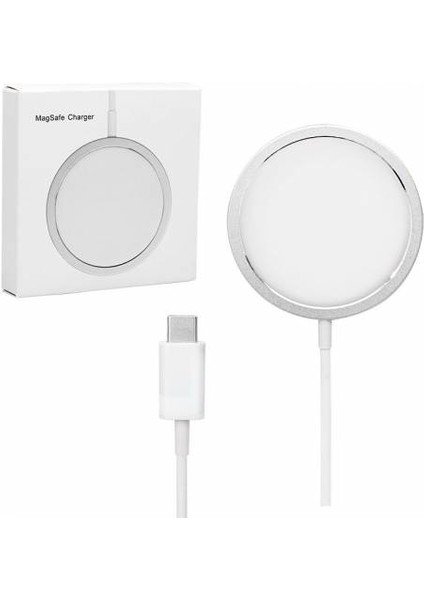 Magnet Wıreless Charger 5V/3A USB Type-C 5W-7.5W-10W-15W