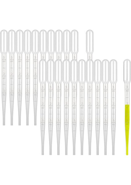 Okul Store Plastik Dereceli Pastör Pipeti 3 ml  500 Adet