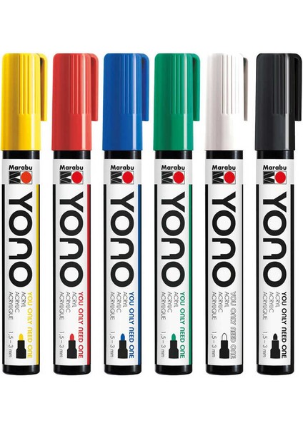 Yono Marker Set 6x1.5-3mm