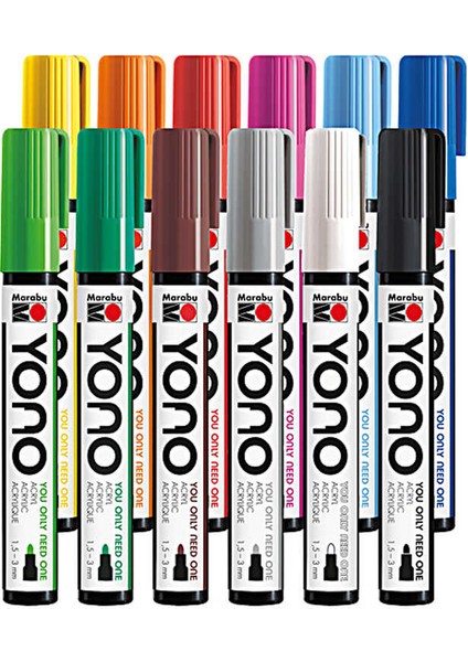 Yono Marker Set 12X1.5-3MM