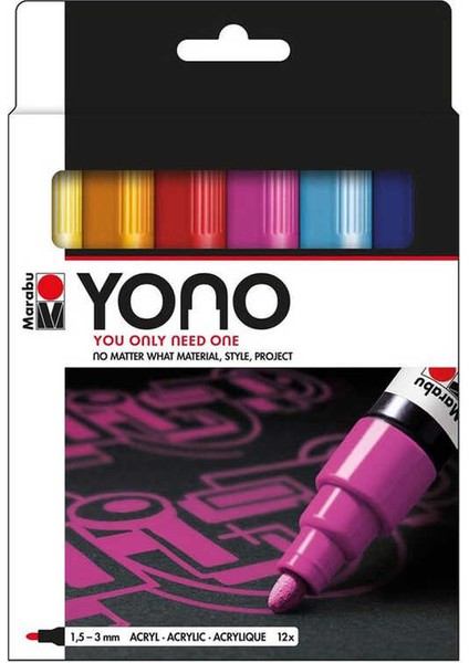 Yono Marker Set 12X1.5-3MM