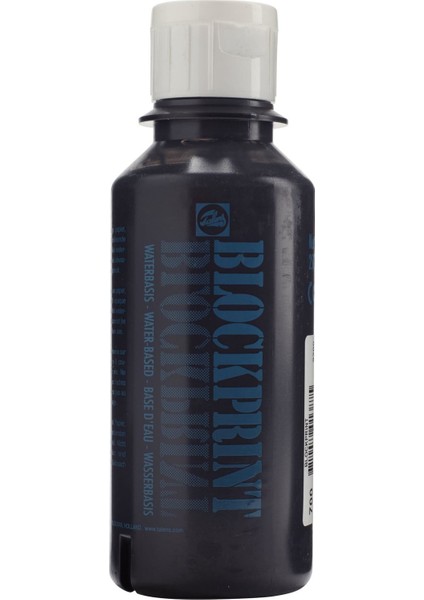 Blockprint Su Bazlı Linol Baskı ve Gravür Boyası 250 ml 700 Black