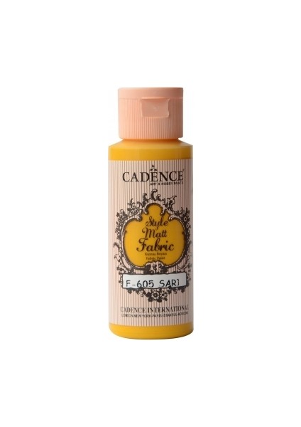 605 Sarı Mat Kumaş Boyası 59 ml
