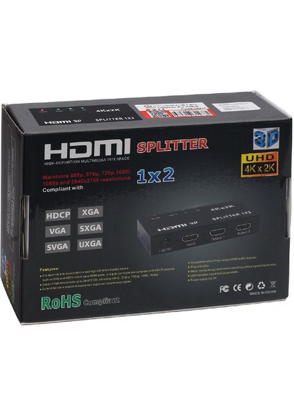 2 Port 1080P HDMI Dağıtıcı PM-14217
