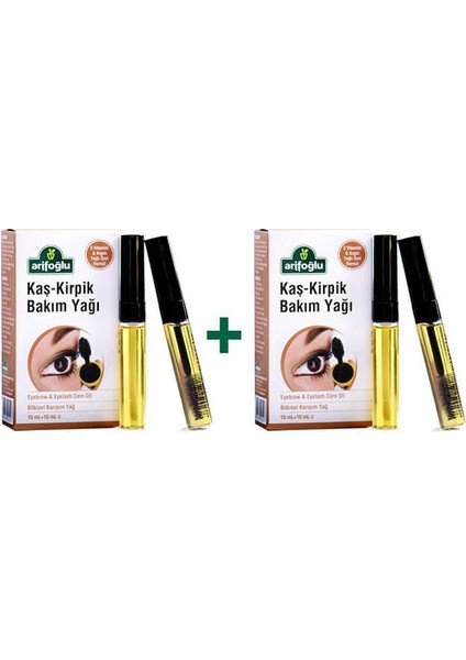 Kaş Kirpik Bakım Yağı 10 ml + 10 ml x (2 Adet)