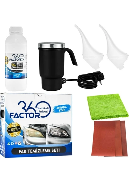 Far Temizleme Seti (5'li Set) Cihaz Makine Kit Takım