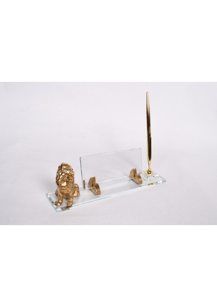 İsme Özel Kabartma Kristal Şeffaf Masasütü İsimlik