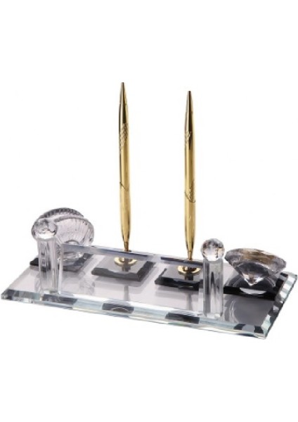 İsme Özel Kabartma Modern Altın Kristal Masasütü İsimlik modelleri