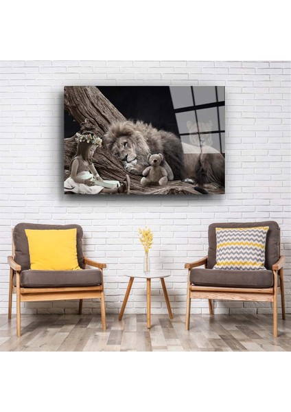 Aslan Çocuk Cam Tablo fiyatları