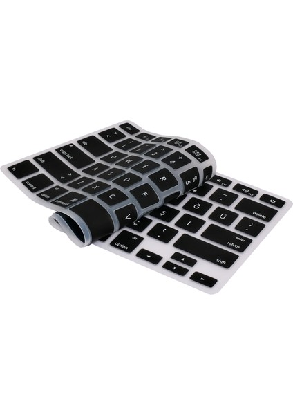 Apple Magic Keyboard-1 ile Uyumlu Klavye Koruyucu Amerikan İngilizce-Türkçe Baskı