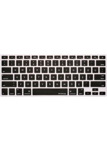 Apple Magic Keyboard-1 ile Uyumlu Klavye Koruyucu Amerikan İngilizce-Türkçe Baskı