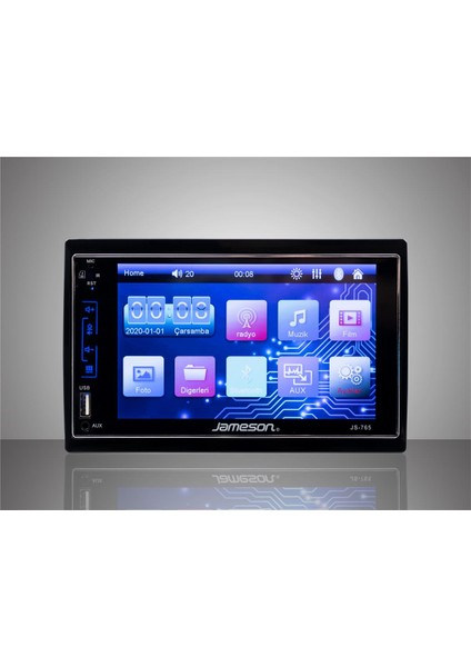 Js-765 Double Teyp 7 İnç Full Touch Panel