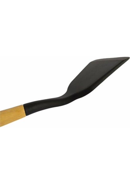 Yanmaz Yapışmaz Ahşap Saplı Silikon Spatula 2 'li 32 cm