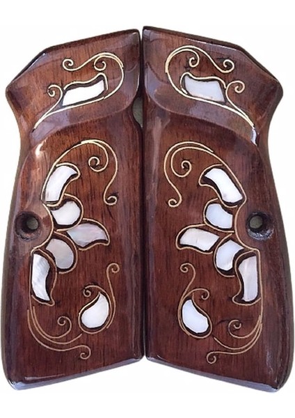 Browning Kabze Sedef Kabze Ceviz Ağacı Kabze Browning 14 Lü Kabze