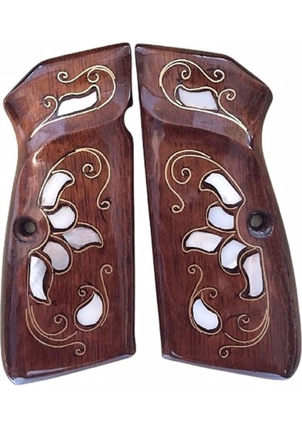 Browning Kabze Sedef Kabze Ceviz Ağacı Kabze Browning 14 Lü Kabze