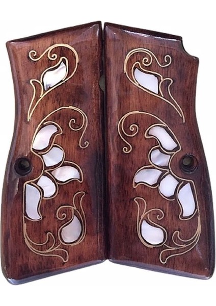 Browning Kabze Sedef Kabze Ceviz Ağacı Kabze Browning 14 Lü Kabze