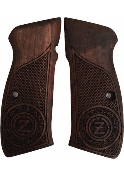 CZ75 Kabze Lazer Kesim Kabze Ceviz Ağacı Kabze Cz 75 Kabze