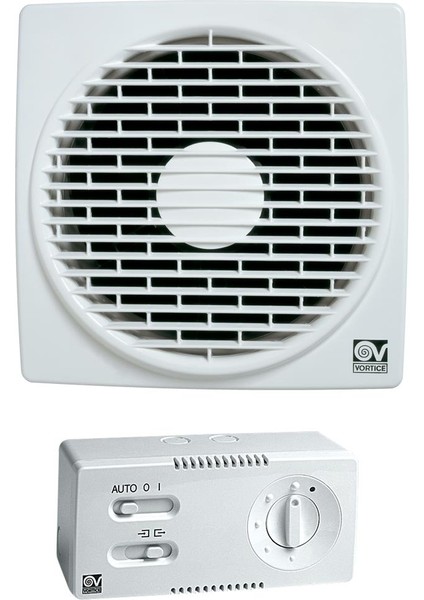 Vario 150/6" AR-LL-S Fan - CR5N Hız Anahtarı Dahil - Duvara ve Cama Kolay Montaj - Otomatik Panjur - 49,6 dB (A) Ses Basınç Seviyesi