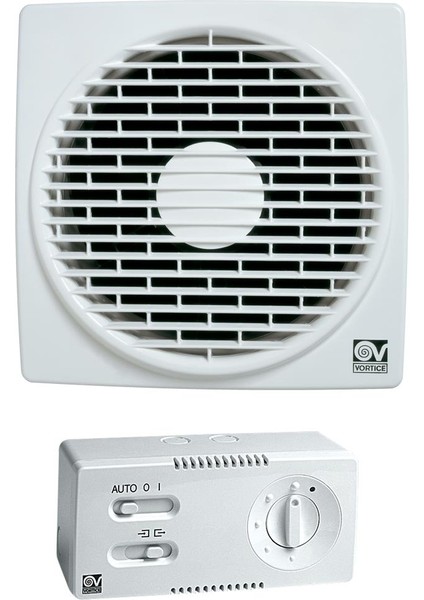 Vario 300/12 & CR5N Hız Anahtarı Yanında Duvara Cama Kolay Montaj Otomatik Panjur Manuel Geri Dönüşümlü Tasarruflu Fan Agmair Agm Havalandırma Fanı