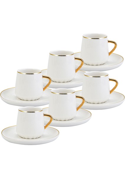 Kıymet 6 Kişilik Kahve Fincan Takımı 90 ml fiyatları