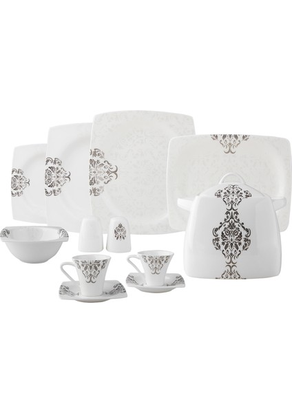 Fine Bone Milan 60 Parça 12 Kişilik Yemek Takımı