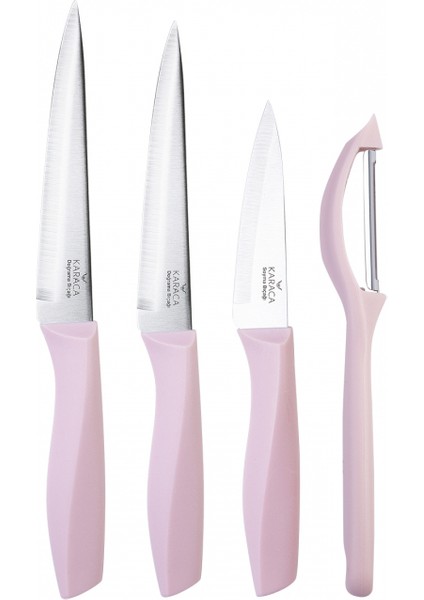 Peel Pink 4 Parça Bıçak Seti modelleri